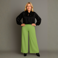 Wide Leg High Waist Palazzo Trousers