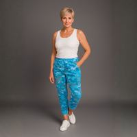 Stretch Camo-Print Denim Magic Trousers / Jeans