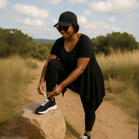 Plain Short Sleeve Hanky Hem Swing Top