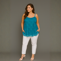 Strappy Lace Cami Top / Swing Vest