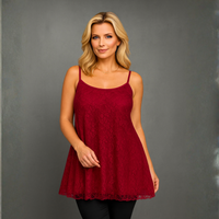 Strappy Lace Cami Top / Swing Vest