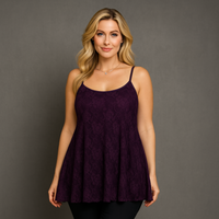 Strappy Lace Cami Top / Swing Vest