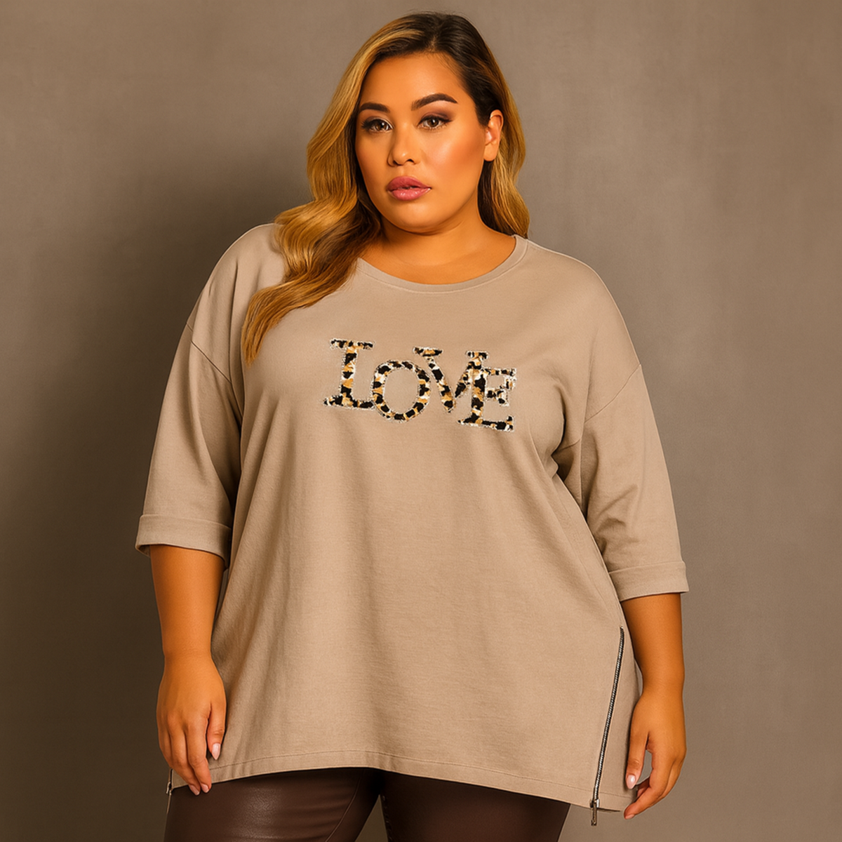Studded Love long length Sweatshirt