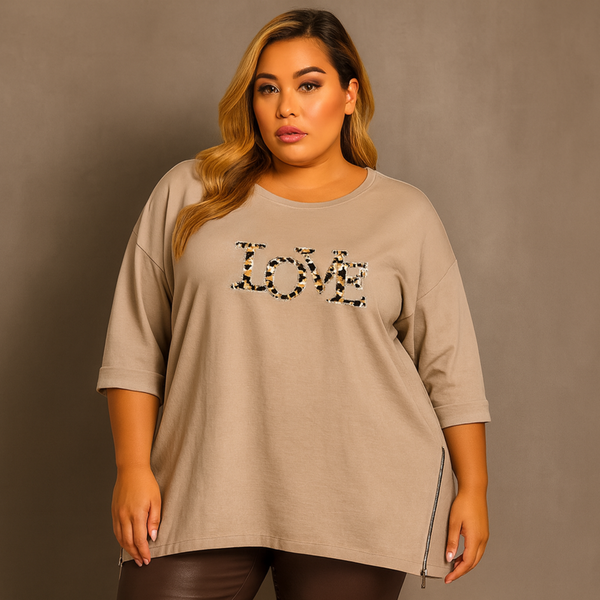 Studded Love long length Sweatshirt