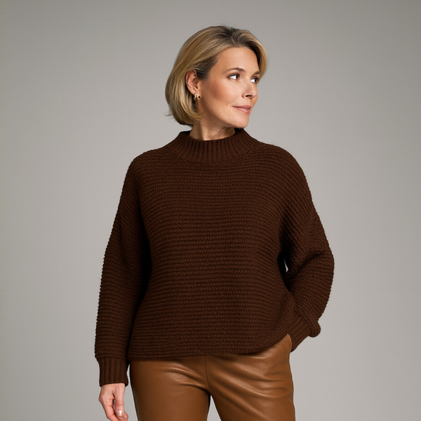 Chunky Knit Turtle Neck Jumper