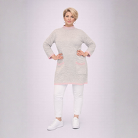 Turtle Neck Long Jumper Dress