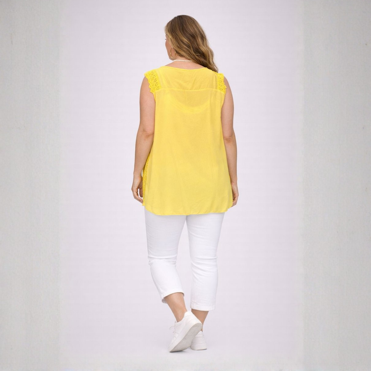 Frilled Cap Sleeve Embroidered Blouse / Top