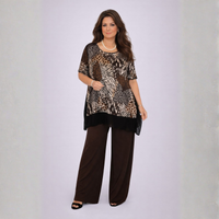 2 Piece Palazzo Trouser & Long Top Set