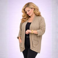 Open Front Loose Fitting Jacket