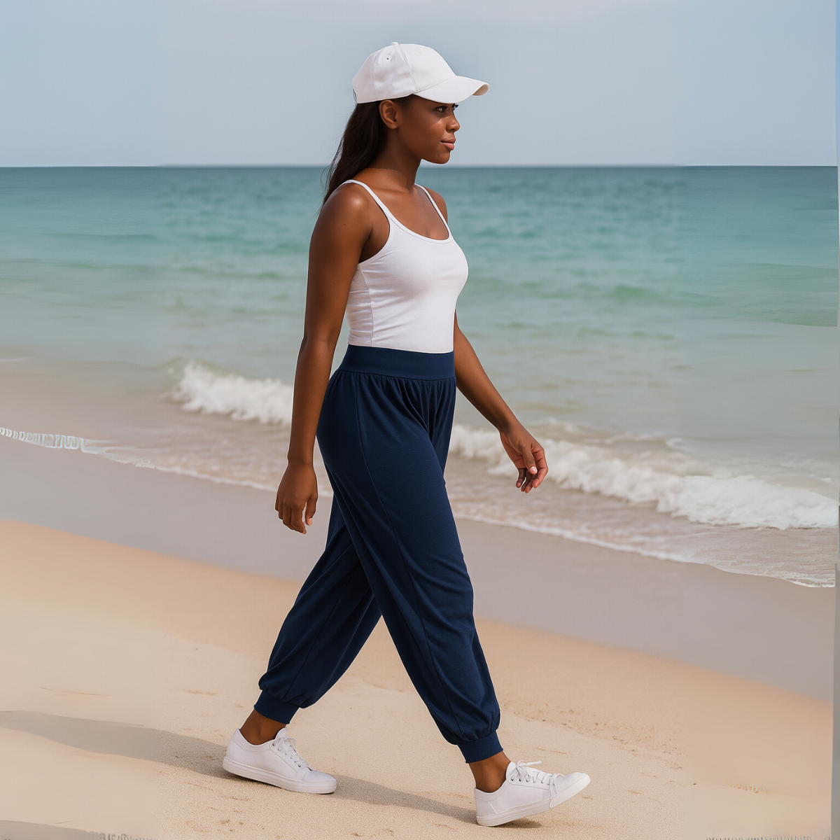 Soft Stretchy High Waist Harem Pants