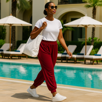 Soft Stretchy High Waist Harem Pants