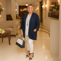 Open Front Loose Fitting Jacket