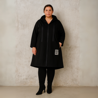 A-Line Dipped Hem Rain Mac