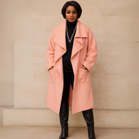 Bouclé Waterfall Duster Coat