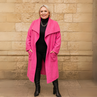 Bouclé Waterfall Duster Coat