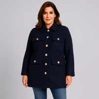 Bouclé Teddy Coat