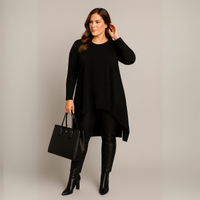 Soft Knit Hanky Hem Jumper