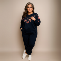 Flower V Panel Tracksuit / Lounge Suit