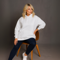 Oversized Cotton Long Hoodie