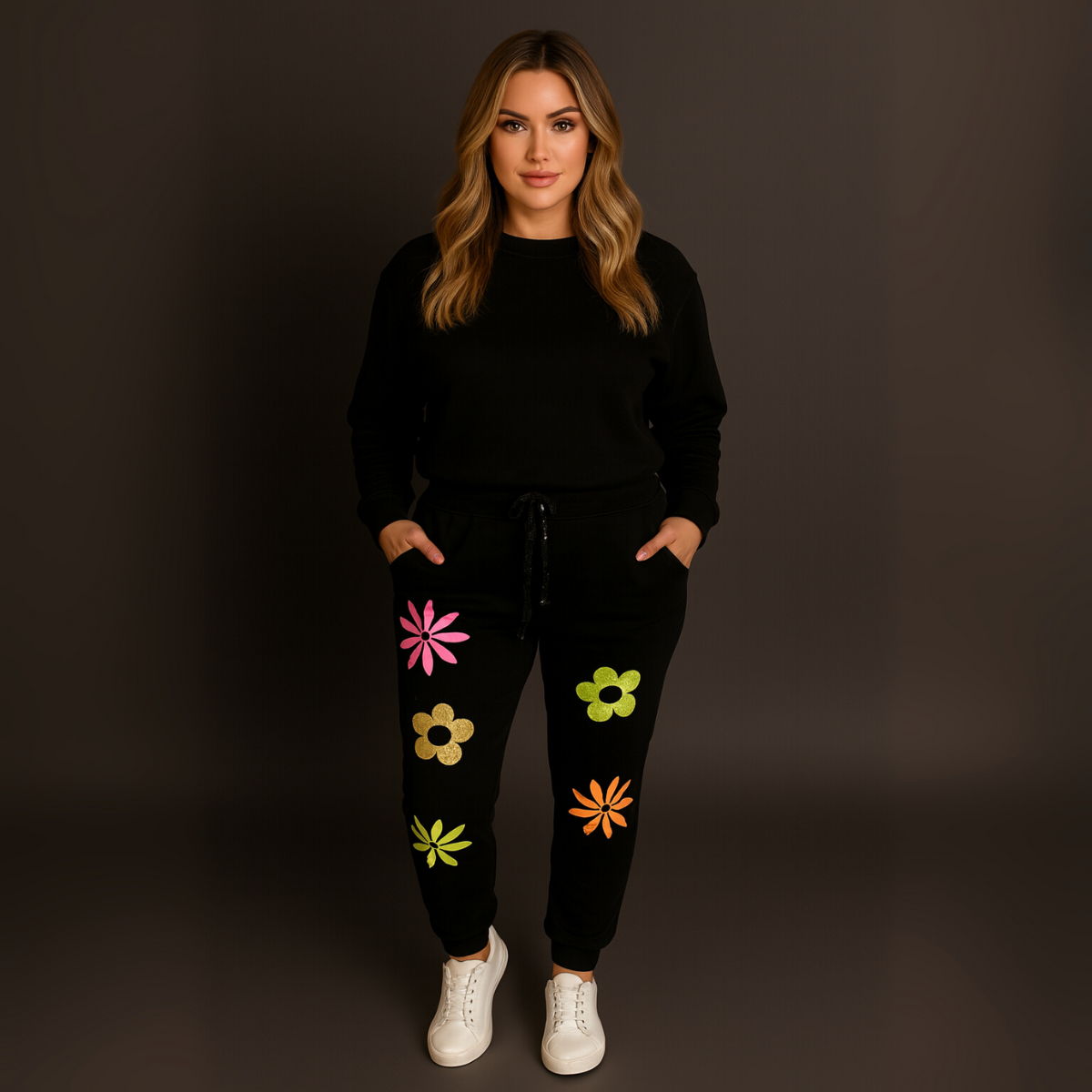 Sparkly Flower Magic Trousers Jeans