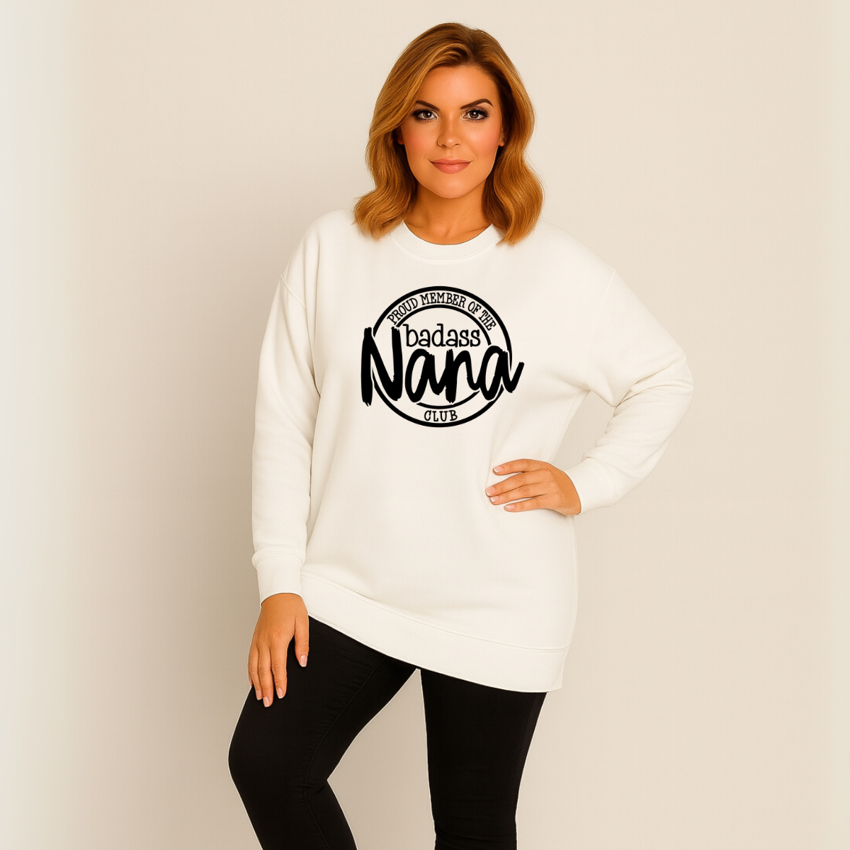 Member of The Bad Ass Nana Club Long Sweatshirt