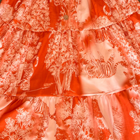 Off Shoulder Tiger Print Frilled Gypsy Dress