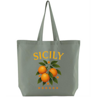 Organic Cotton sicily Large Shopper Bag