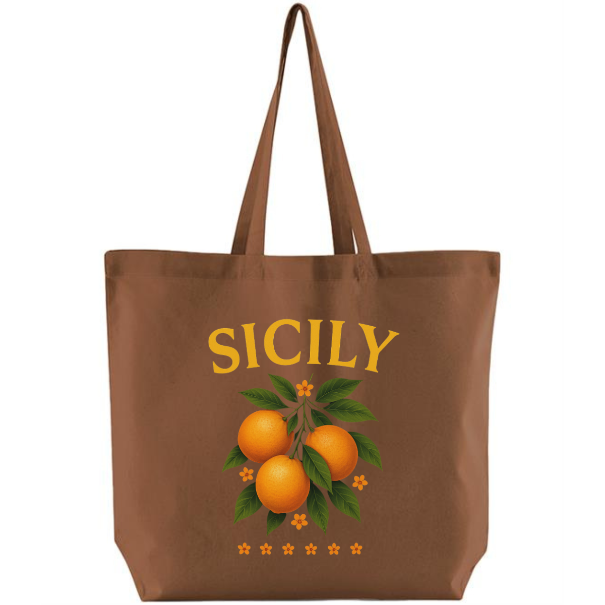 Organic Cotton sicily Large Shopper Bag