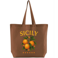 Organic Cotton sicily Large Shopper Bag