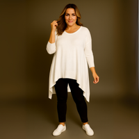 Soft Knit Hanky Hem Jumper