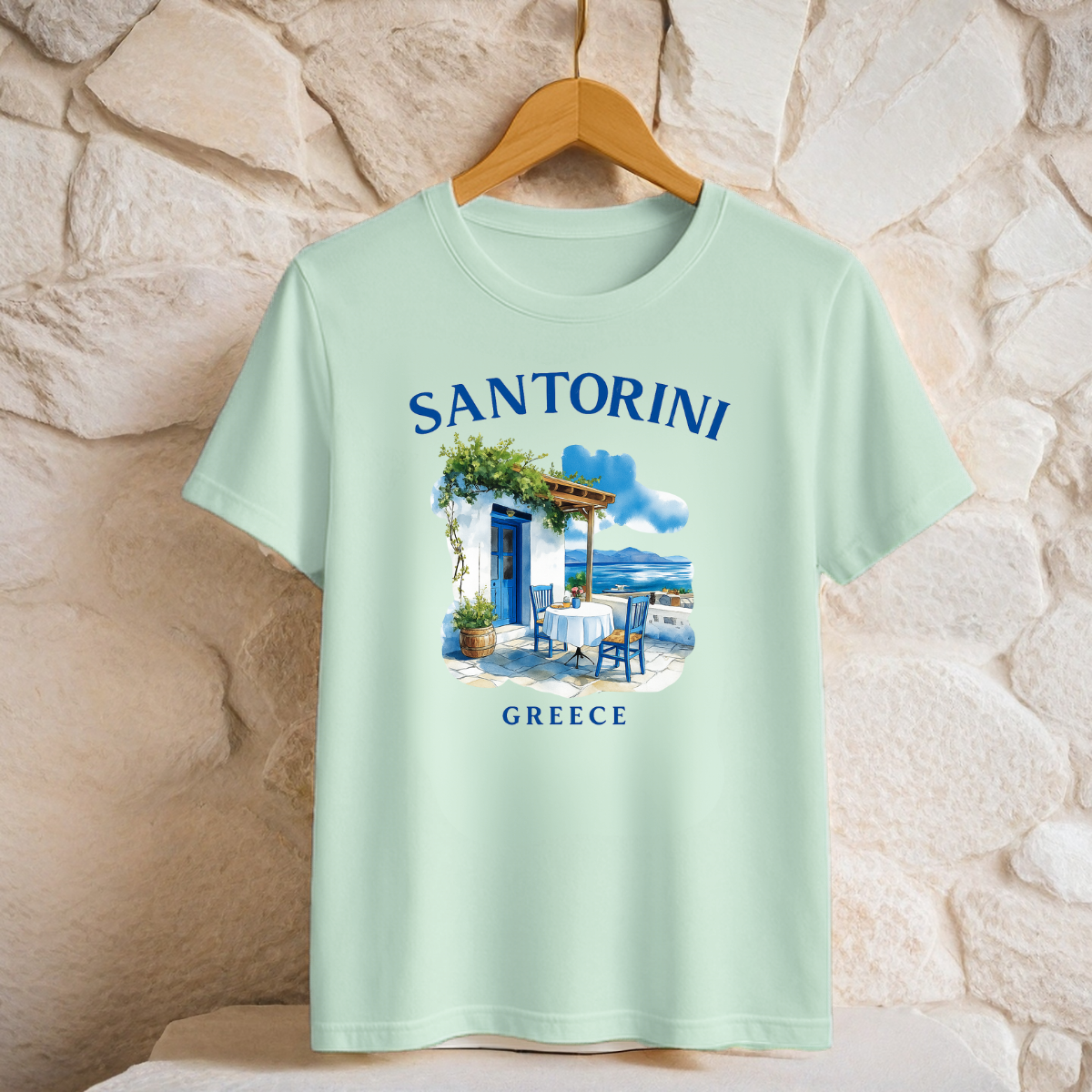 Santorini Premium Cotton T-shirt