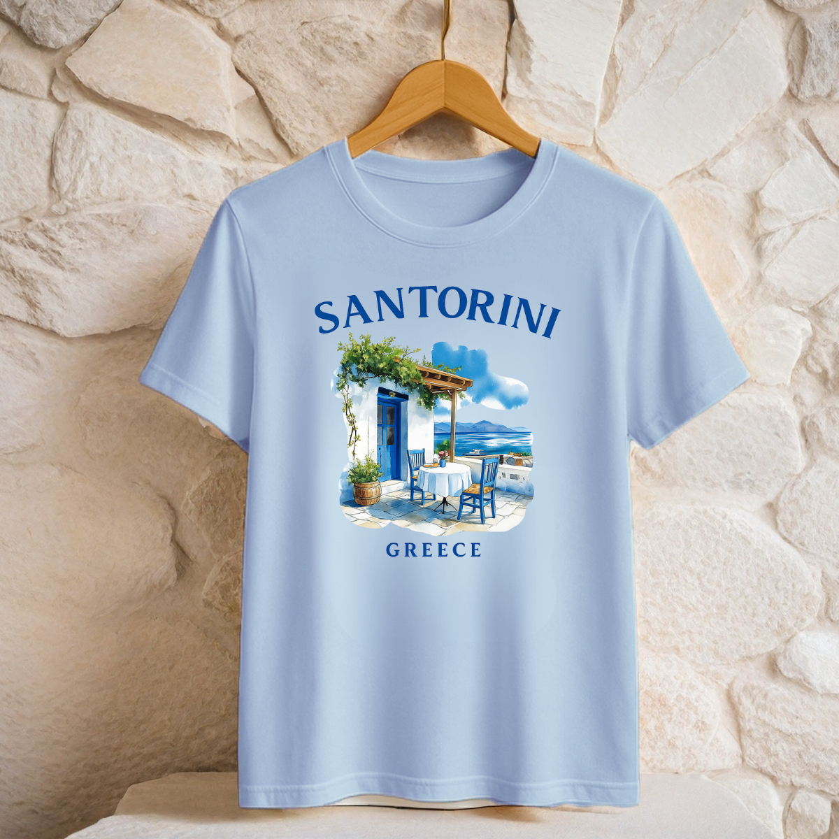 Santorini Premium Cotton T-shirt