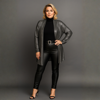 Shimmer Roll Neck Evening Jacket