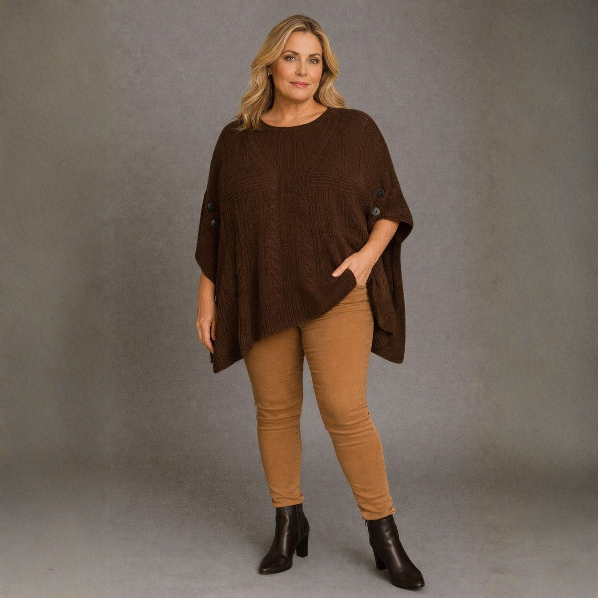 Chunky Knit Tabbard Jumper