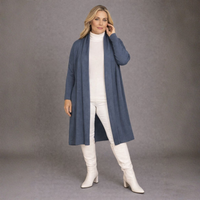 Super Soft Lightweight Roll Neck Duster Cardigan