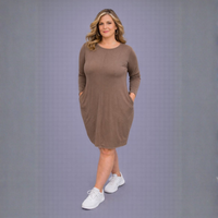 Super Soft jumper Dress with Side Pockets
