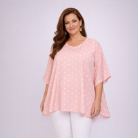 Fluted Sleeve Swing Top Blouse