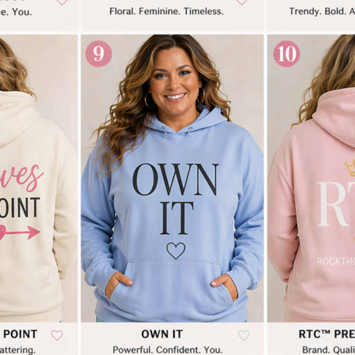 Premium Oversized Cotton OWN IT Hoodie
