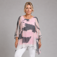 Chiffon Oversized Blouse with Undervest