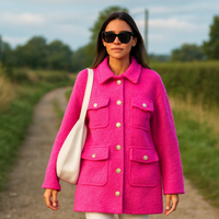 Bouclé Teddy Coat
