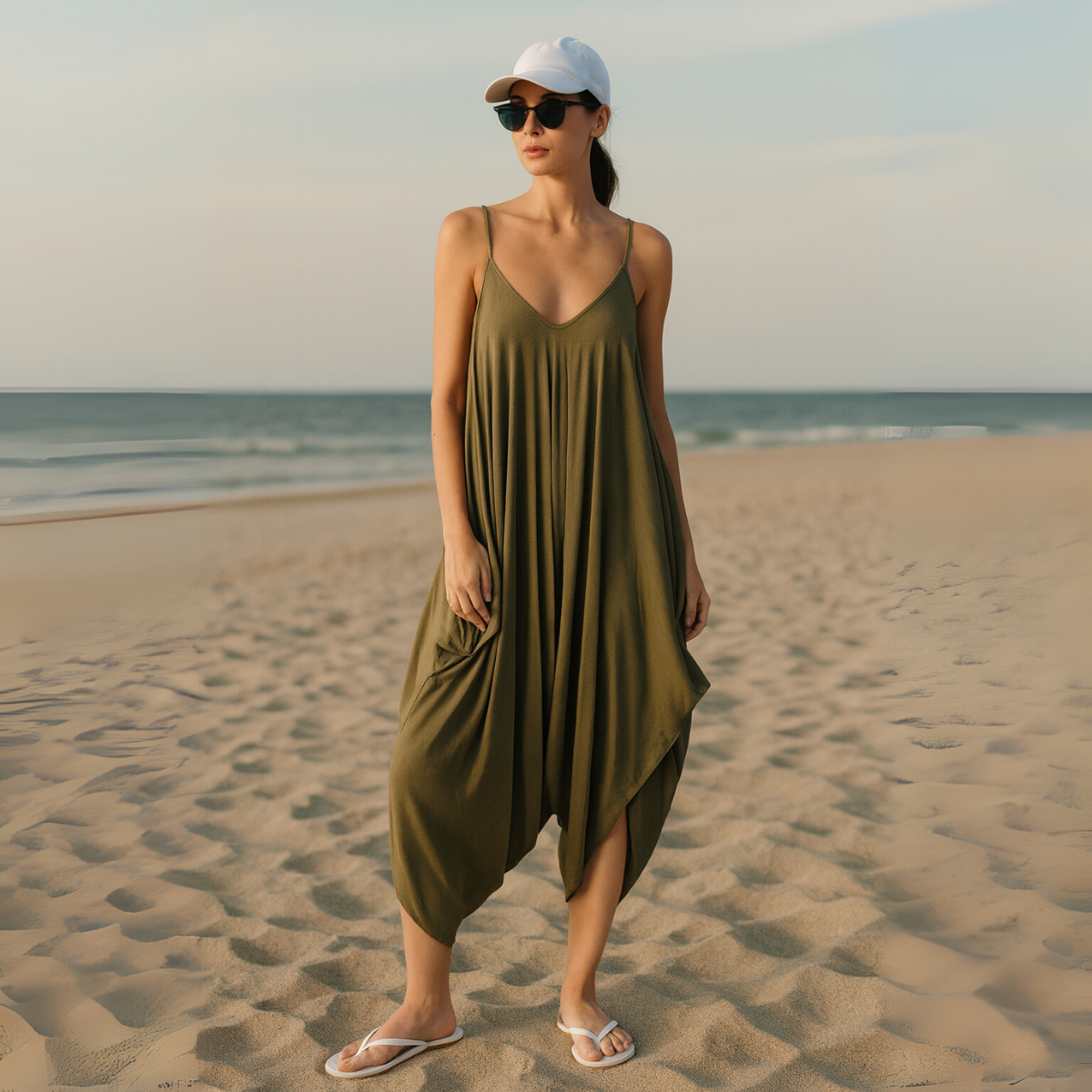 Strappy Loose Fitting Jumpsuit