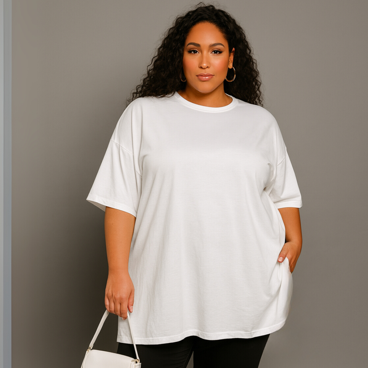 Plain White Oversized T-Shirt