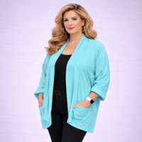 Open Front Loose Fitting Jacket