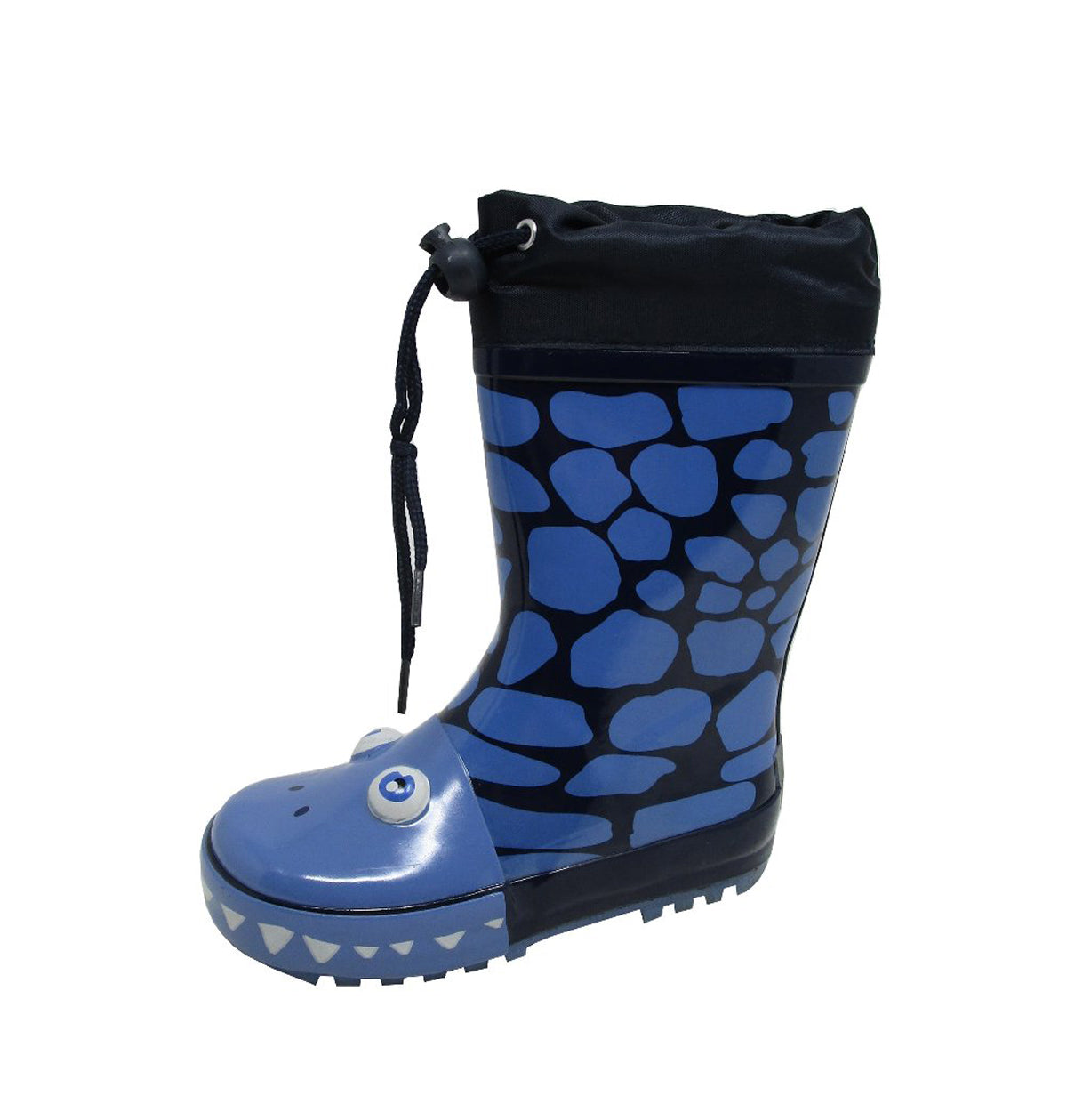 Childrens wellingtons boots with drawstring top