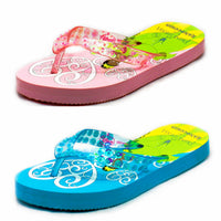 Children's / Girls Sequinned Princess flip-flops / sandals