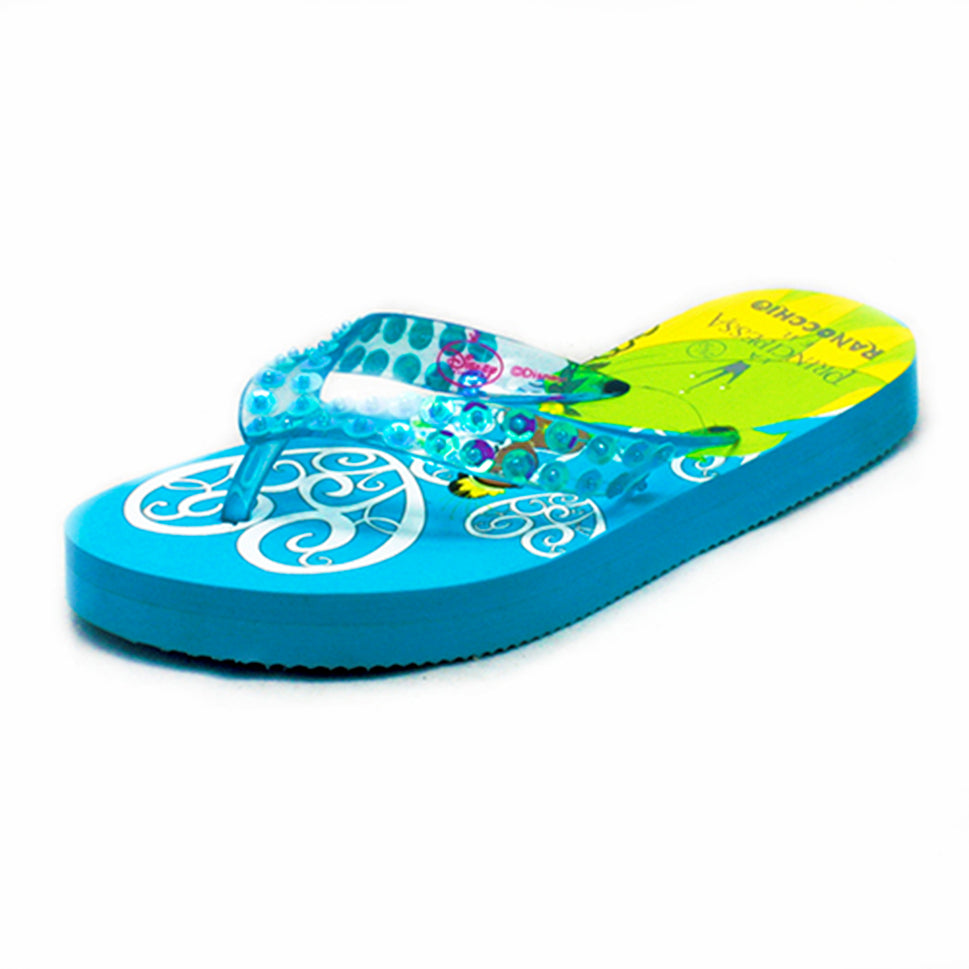 Children's / Girls Sequinned Princess flip-flops / sandals