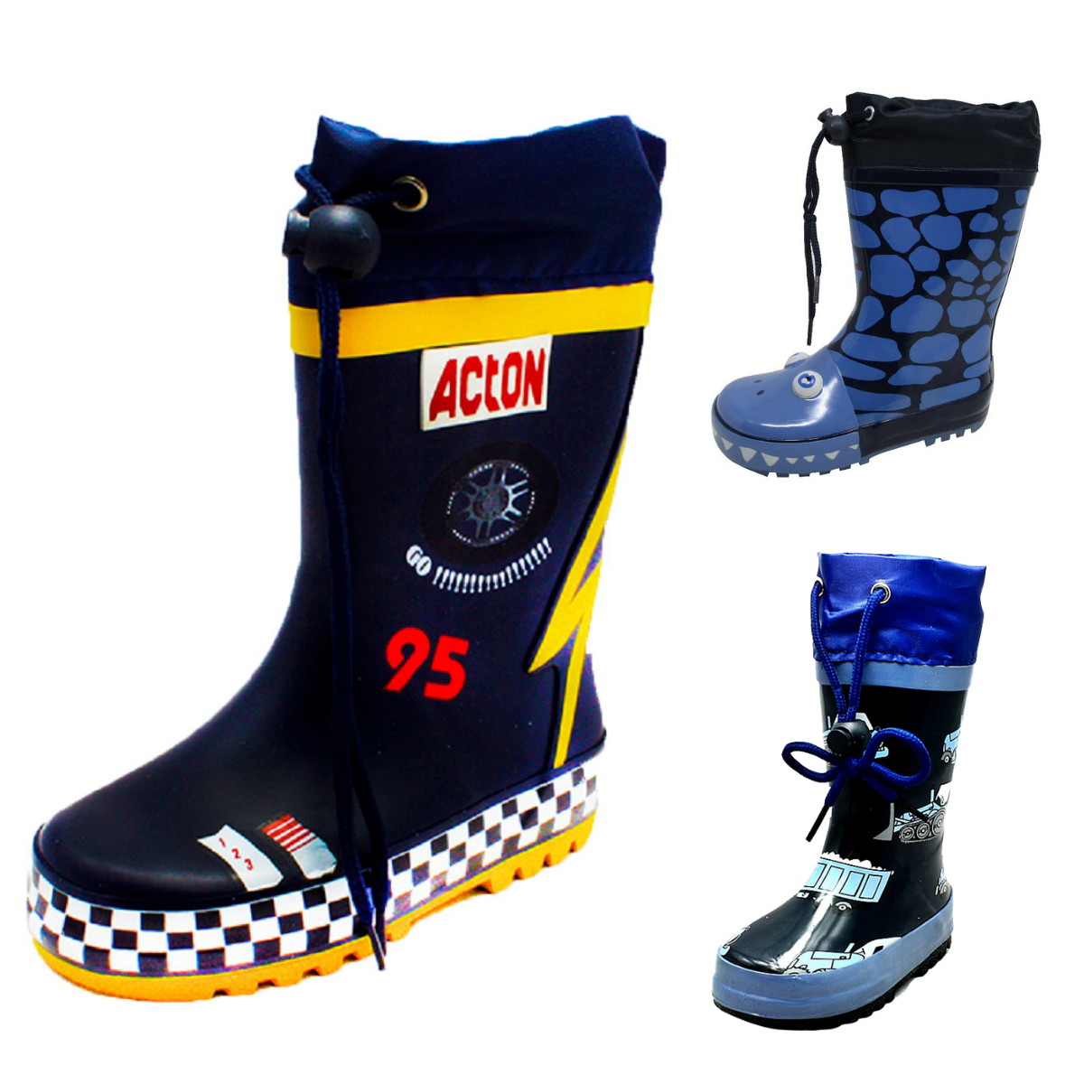 Wellies with 2025 drawstring top