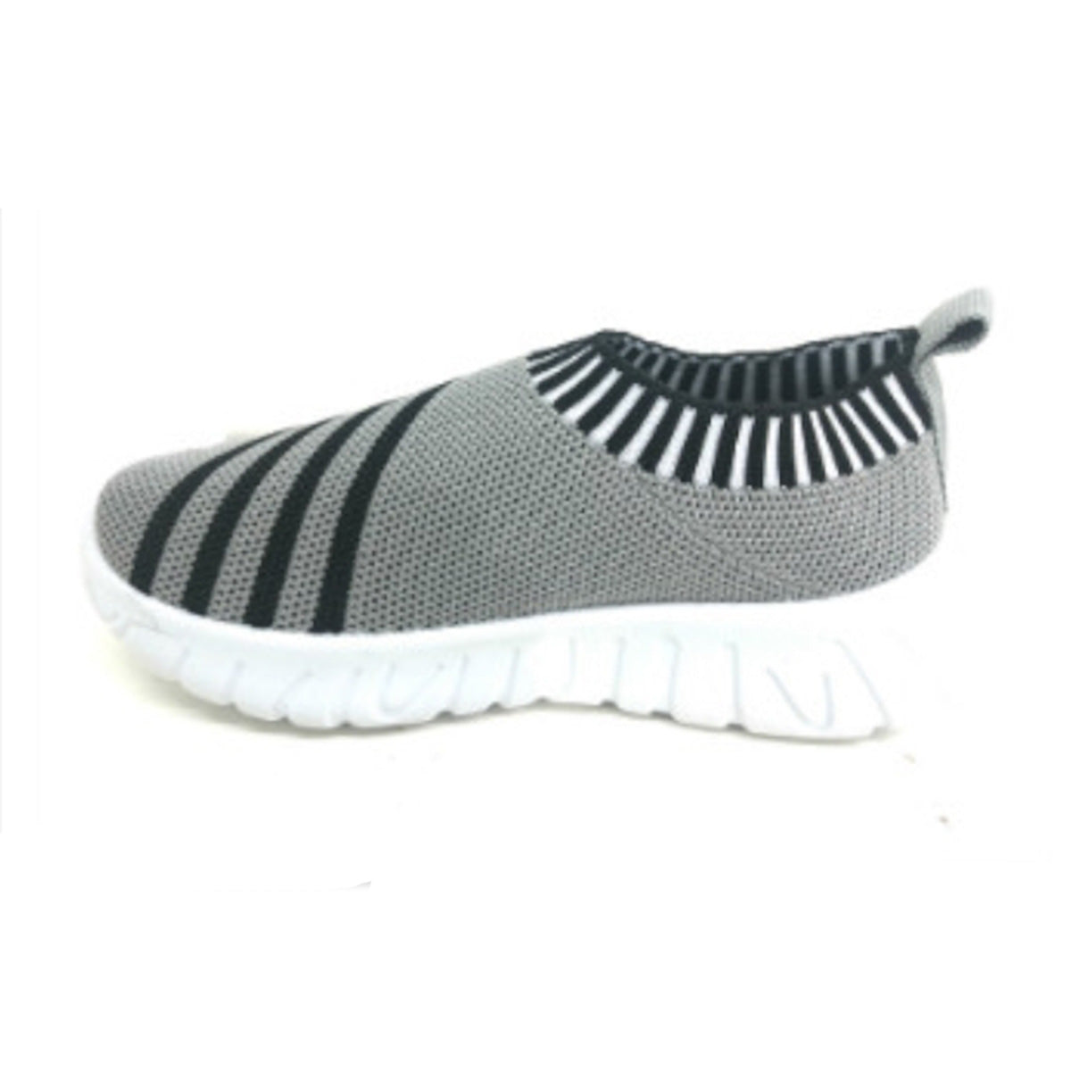 Childrens Latest style fabric striped trainers