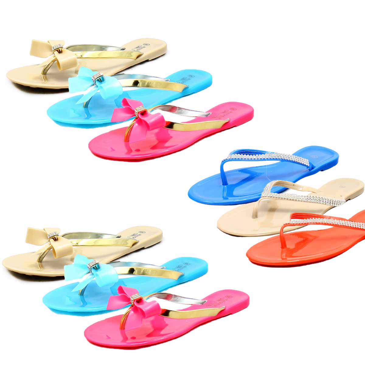 Sparkly sales beach sandals