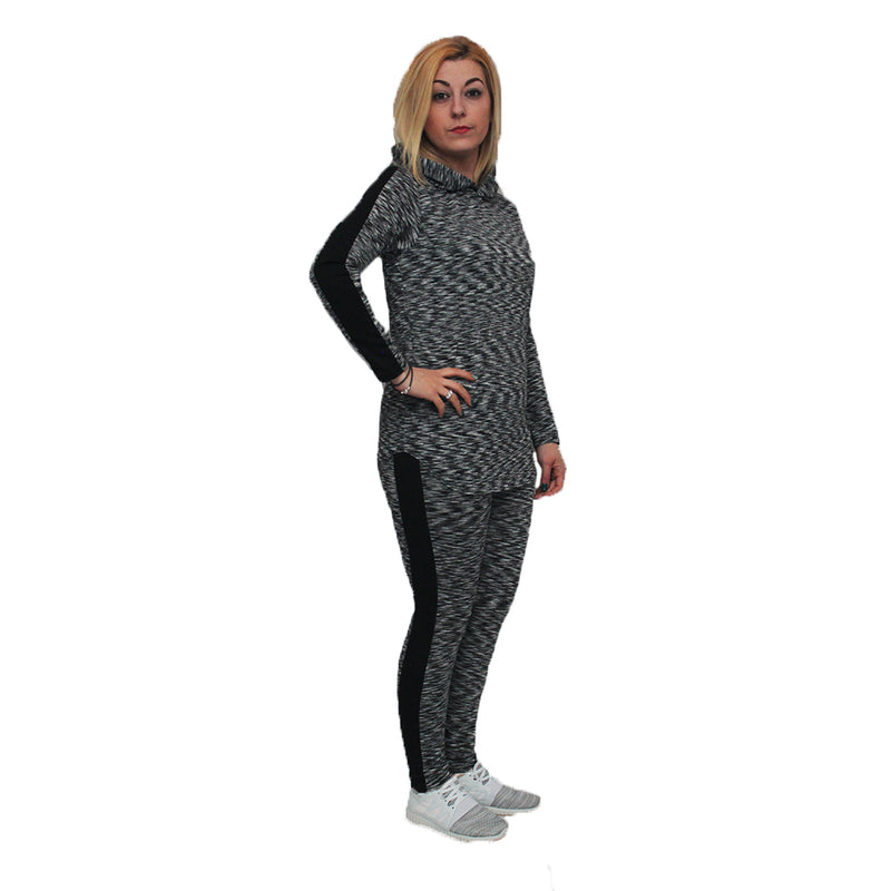 Lightweight tracksuit / lounge suit with hood - plus sizes too